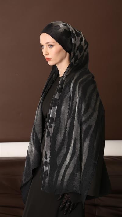 DARL GLOW ŞAL SİYAH