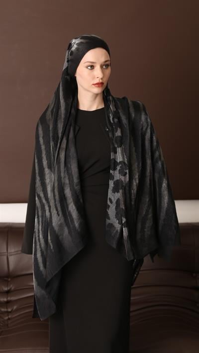 DARL GLOW ŞAL SİYAH