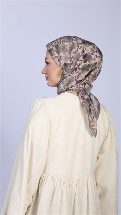 DUSTY ROSE DESEN EŞARP GRİ