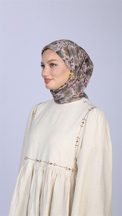 DUSTY ROSE DESEN EŞARP GRİ