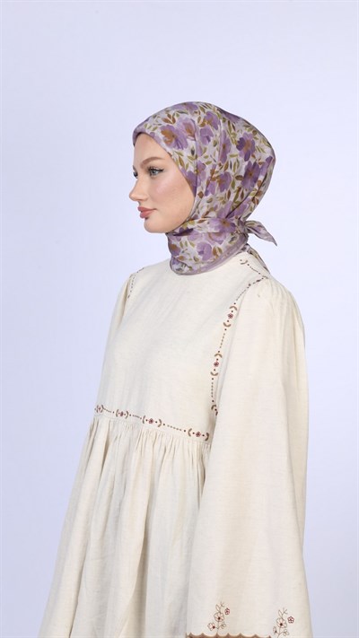 DUSTY ROSE DESEN EŞARP LİLA