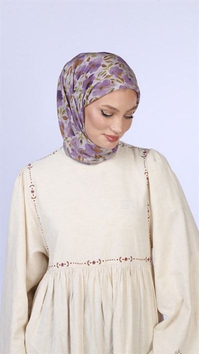 DUSTY ROSE DESEN EŞARP LİLA