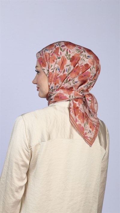 DUSTY ROSE DESEN EŞARP TURUNCU