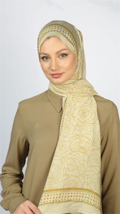 ELARA DESEN ŞAL-AÇIK SARI