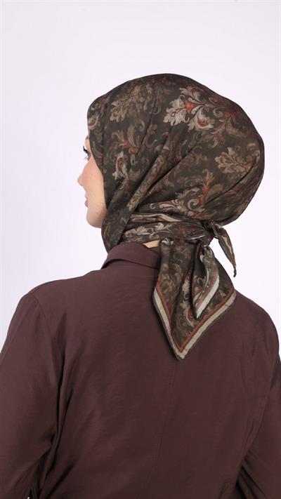 ELEGANT DESEN EŞARP HAKİ YEŞİL