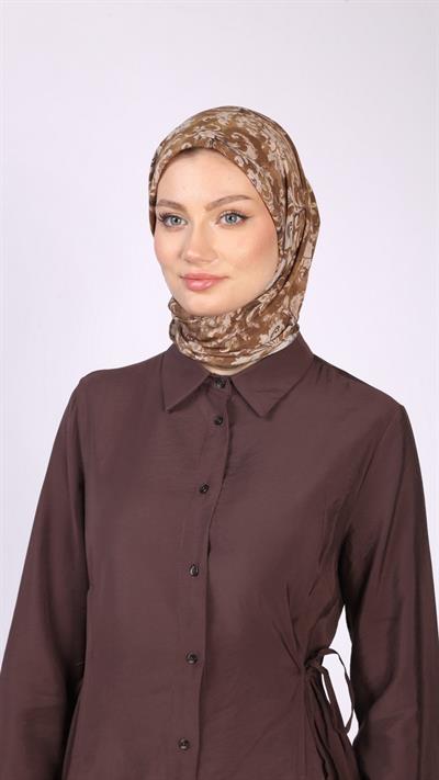 ELEGANT DESEN EŞARP SARI