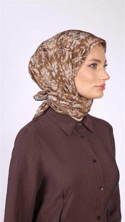 ELEGANT DESEN EŞARP SARI