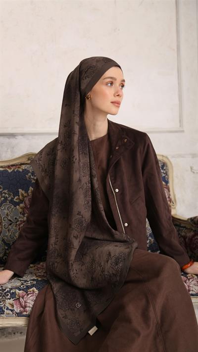 ELENA DESEN ŞAL ACI KAHVE