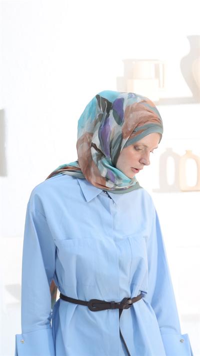 ELORİA DESEN ŞAL ANTRASİT-3