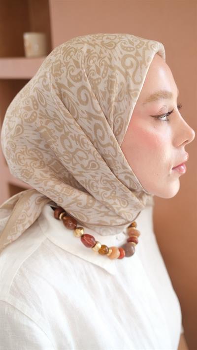 ELOURA DESEN EŞARP YEŞİL-2
