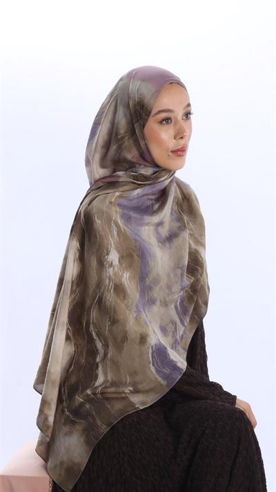 ELYSİA DESEN ŞAL LİLA-6