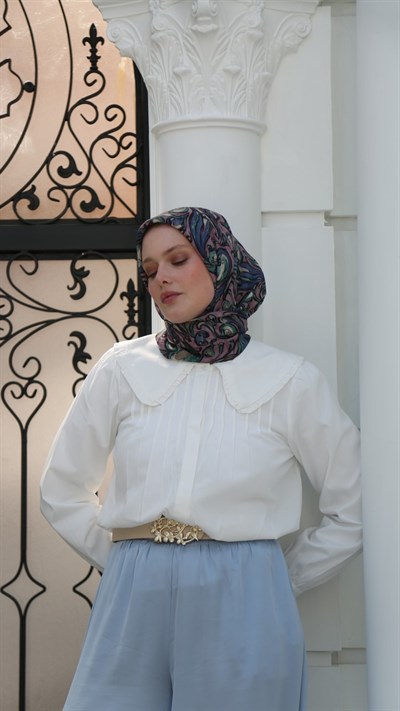 ETHNİC ELEGANCE DESEN EŞARP GÜL KURUSU