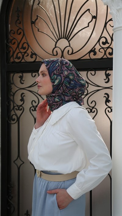 ETHNİC ELEGANCE DESEN EŞARP GÜL KURUSU