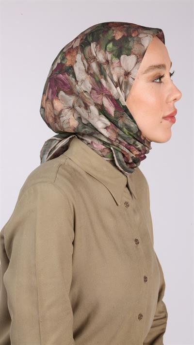 FİORA DESEN EŞARP YEŞİL-10