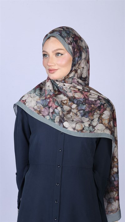 FIORA DESEN ŞAL MAVİ