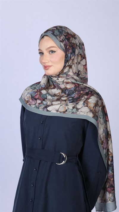 FIORA DESEN ŞAL MAVİ