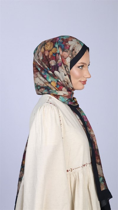 FIORA DESEN ŞAL SİYAH