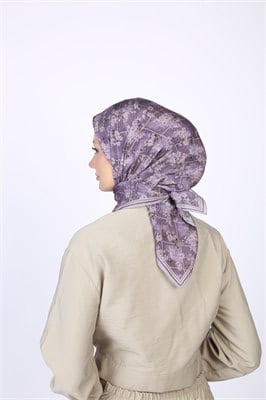 Gardenia Desen Eşarp Lila