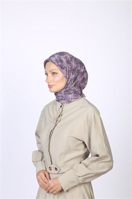 Gardenia Desen Eşarp Lila