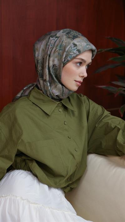 GRACE DESEN EŞARP YEŞİL
