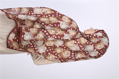 İZGE DESEN ŞAL-BORDO