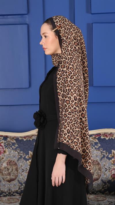 LEOPAR DESEN ŞAL ORJİNAL