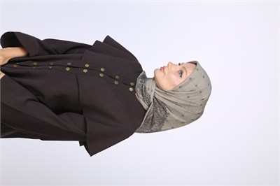 Lina Desen Eşarp Gri