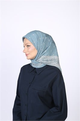 Lina Desen Eşarp Mavi