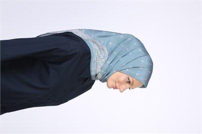Lina Desen Eşarp Mavi
