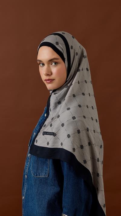 LİNA DESEN ŞAL-SİYAH-GRİ-5