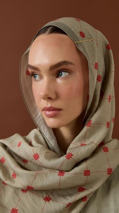 LİNA DESEN ŞAL-YEŞİL-7