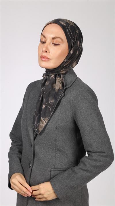 LOTUS DESEN EŞARP ANTRASİT