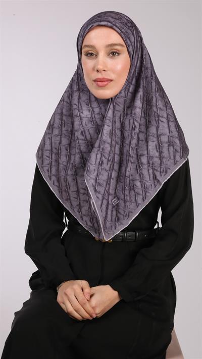LUMİNA DESEN EŞARP MOR