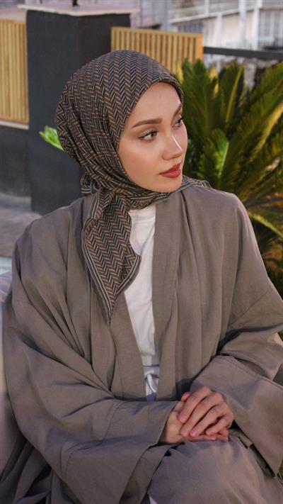 LUNIVA DESEN EŞARP HAKİ YEŞİL-1