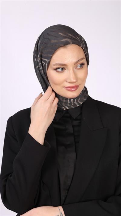 MİREYA DESEN EŞARP ANTRASİT