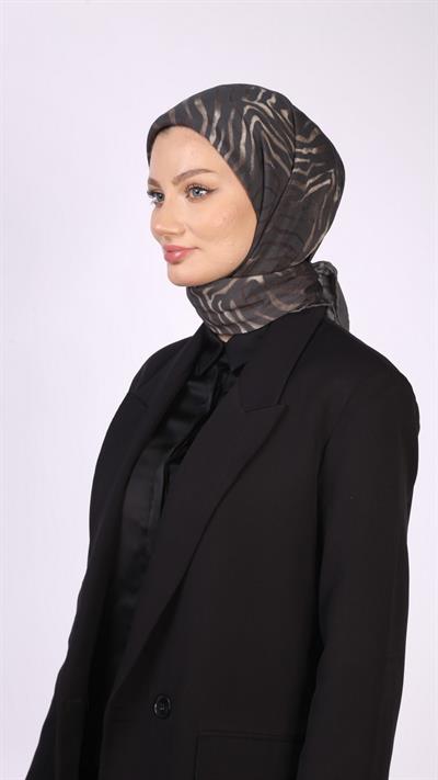 MİREYA DESEN EŞARP ANTRASİT