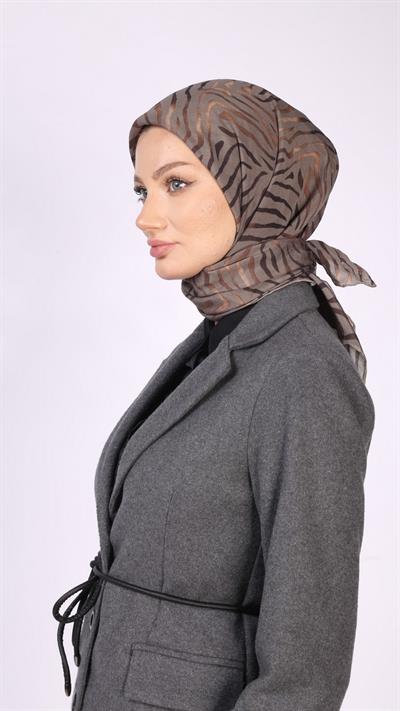 MİREYA DESEN EŞARP KOYU TAŞ