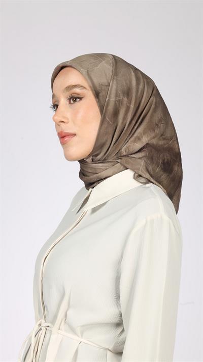 NOİR DESEN EŞARP BEJ