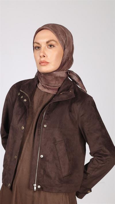 NOİR DESEN EŞARP GÜL PEMBE