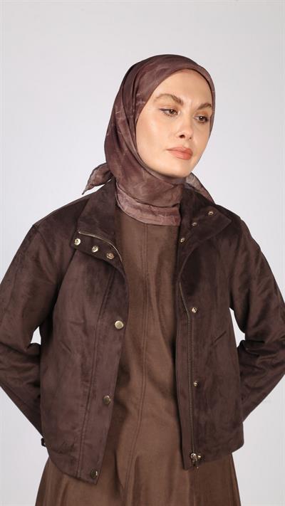 NOİR DESEN EŞARP GÜL PEMBE