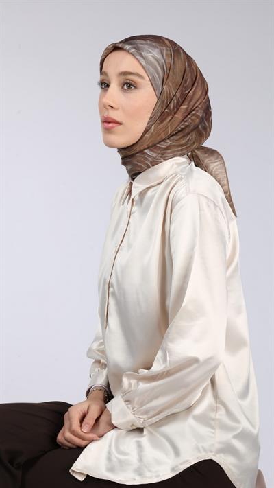 NORA DESEN EŞARP KİREMİT