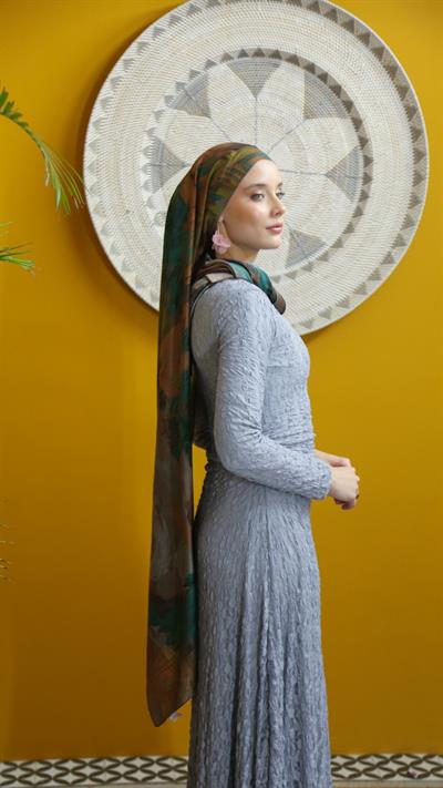 NOVA DESEN ŞAL-ZÜMRÜT YEŞİL-1
