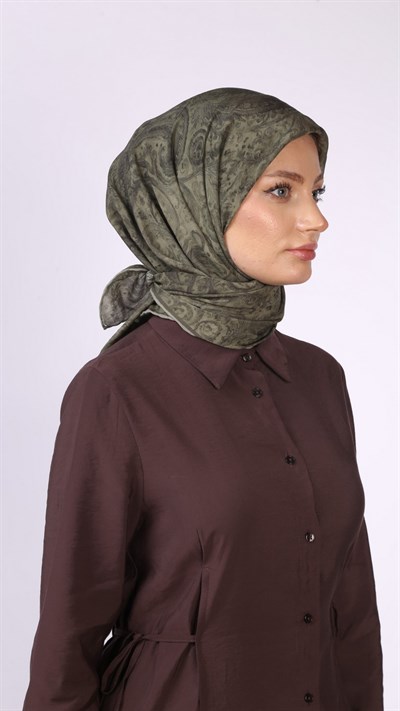 PAİSLEY DESEN EŞARP YEŞİL