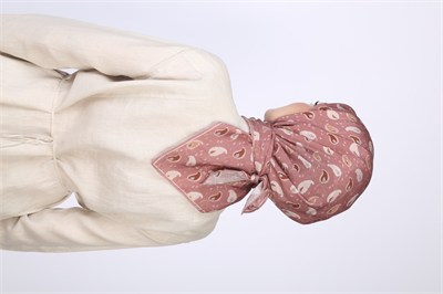 PERA DESEN EŞARP PASTEL PEMBE