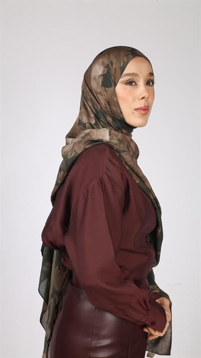 PEONY DESEN ŞAL YEŞİL