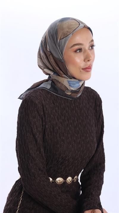 PETRA DESEN EŞARP SİYAH-8