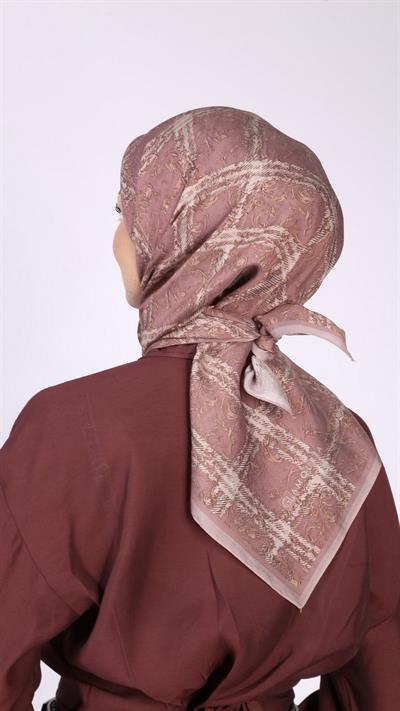 PLAİD DESEN EŞARP PEMBE