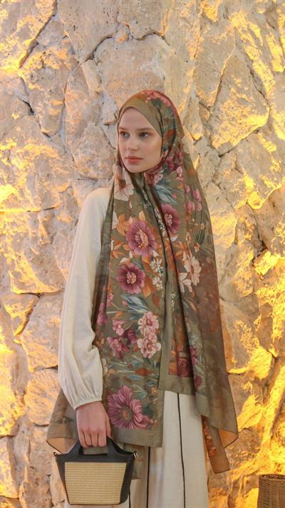 ROSE DESEN ŞAL YEŞİL-4