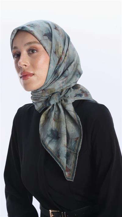 ROSEVELLE DESEN EŞARP DENİZ YEŞİLİ-12