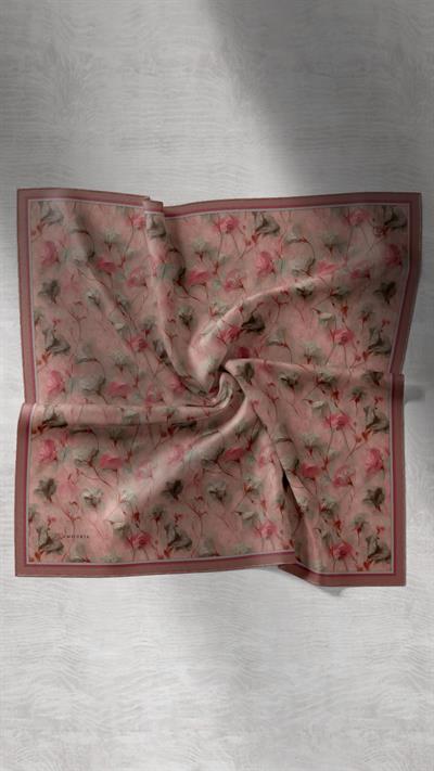 ROSEVELLE DESEN EŞARP PEMBE-9